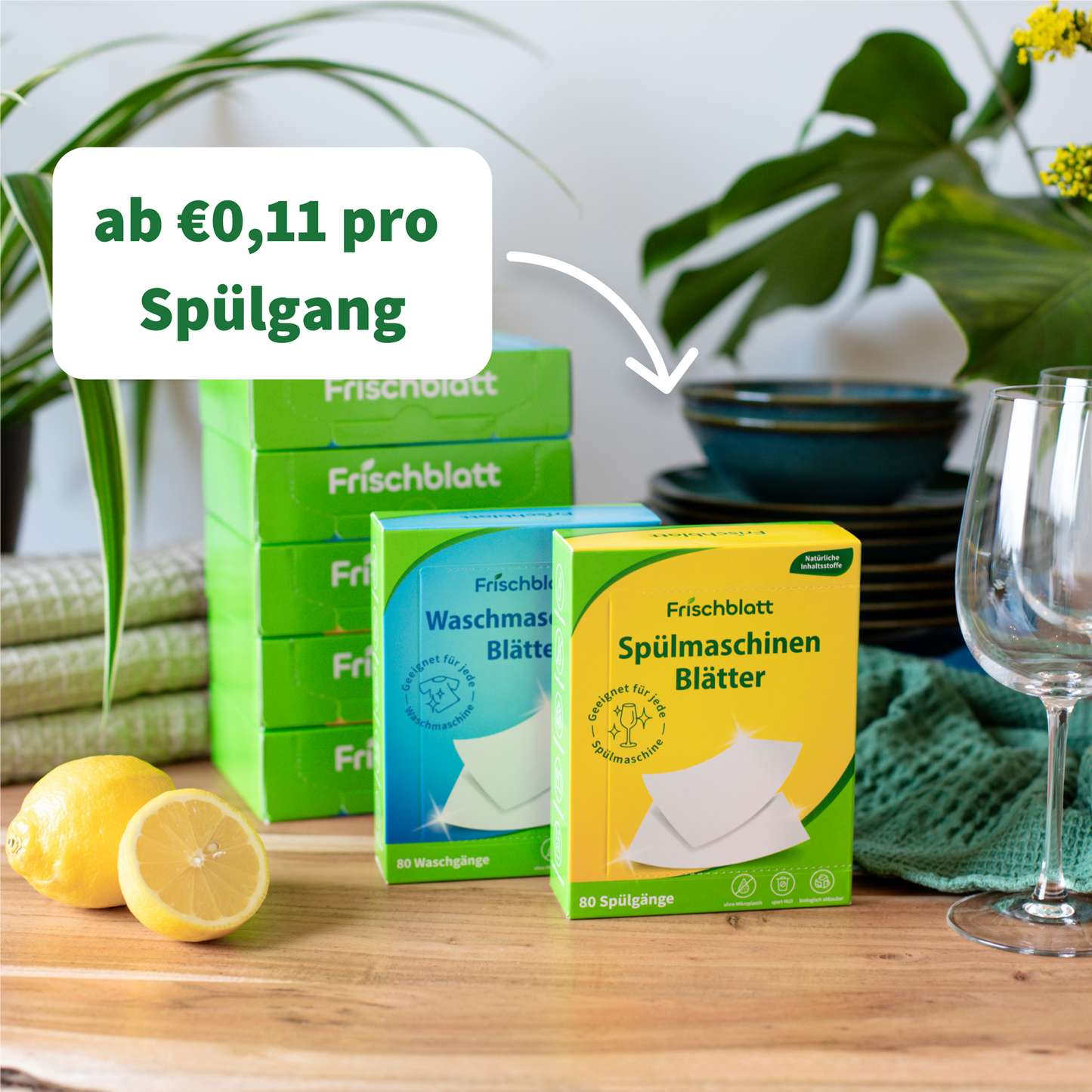 Spülmaschinen Blätter