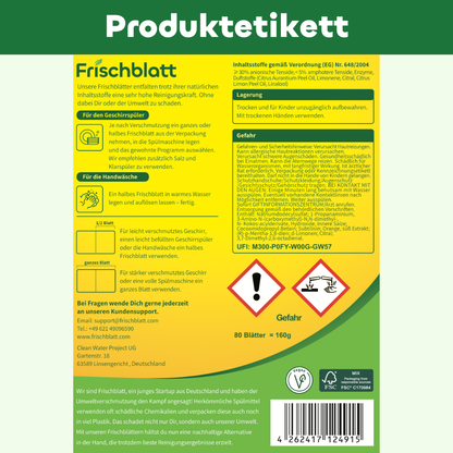 Spülmaschinen Blätter