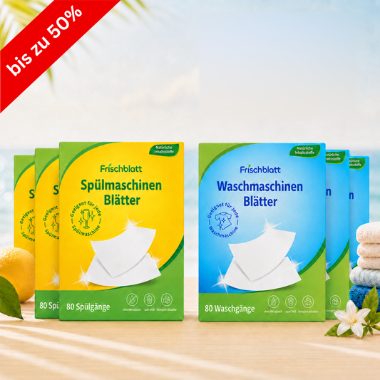 Bundle: Spül- und Waschmittel Blätter
